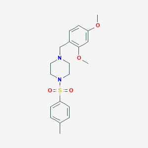 molecular formula C20H26N2O4S B444815 1-(2,4-Dimethoxybenzyl)-4-[(4-methylphenyl)sulfonyl]piperazine 