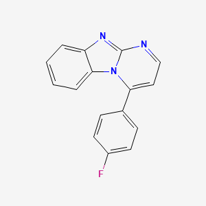 4-(4-fluorophenyl)pyrimido[1,2-a]benzimidazole