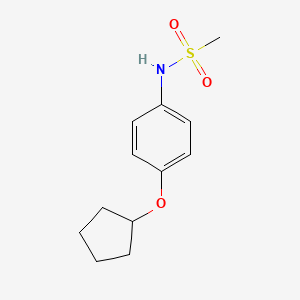 N-[4-(cyclopentyloxy)phenyl]methanesulfonamide