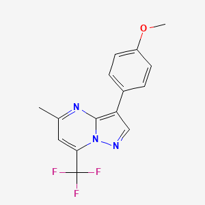 3-(4-methoxyphenyl)-5-methyl-7-(trifluoromethyl)pyrazolo[1,5-a]pyrimidine