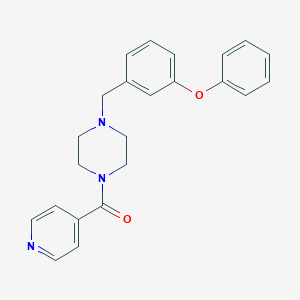 molecular formula C23H23N3O2 B444829 1-Isonicotinoyl-4-(3-phenoxybenzyl)piperazine 