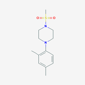 molecular formula C13H20N2O2S B4448372 1-(2,4-Dimethylphenyl)-4-methylsulfonylpiperazine 