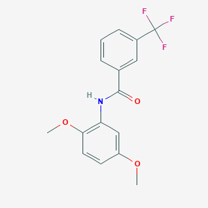 molecular formula C16H14F3NO3 B4448391 Benzamide, N-(2,5-dimethoxyphenyl)-3-trifluoromethyl- 