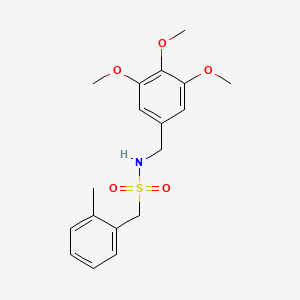 1-(2-methylphenyl)-N-[(3,4,5-trimethoxyphenyl)methyl]methanesulfonamide