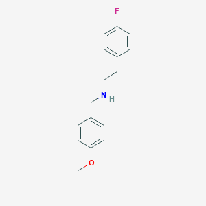 molecular formula C17H20FNO B444842 (4-Ethoxybenzyl)[2-(4-fluorophenyl)ethyl]amine CAS No. 423734-70-7