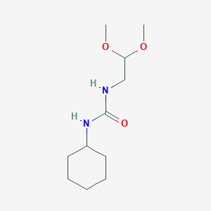 N-cyclohexyl-N'-(2,2-dimethoxyethyl)urea