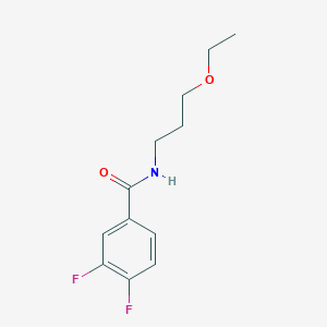 N-(3-ethoxypropyl)-3,4-difluorobenzamide