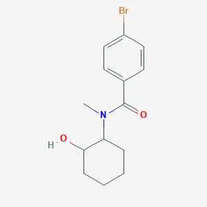 4-bromo-N-(2-hydroxycyclohexyl)-N-methylbenzamide