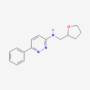 (Oxolan-2-ylmethyl)(6-phenylpyridazin-3-yl)amine