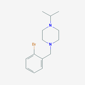 molecular formula C14H21BrN2 B444853 1-(2-Bromobenzyl)-4-isopropylpiperazine 