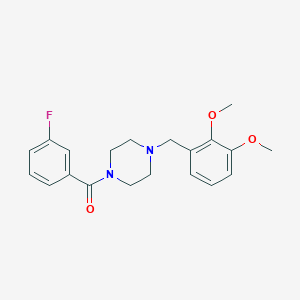 1-(2,3-Dimethoxybenzyl)-4-(3-fluorobenzoyl)piperazine