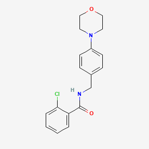 2-chloro-N-[4-(morpholin-4-yl)benzyl]benzamide