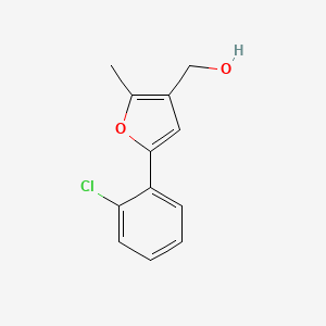 [5-(2-Chlorophenyl)-2-methylfuran-3-yl]methanol