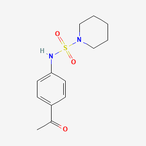 N-(4-acetylphenyl)piperidine-1-sulfonamide