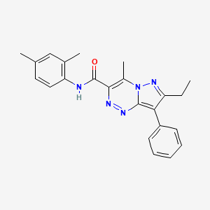 N-(2,4-dimethylphenyl)-7-ethyl-4-methyl-8-phenylpyrazolo[5,1-c][1,2,4]triazine-3-carboxamide