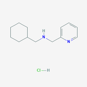 (cyclohexylmethyl)(2-pyridinylmethyl)amine hydrochloride