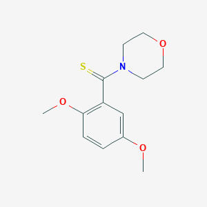 molecular formula C13H17NO3S B444887 (2,5-Dimethoxyphenyl)(morpholin-4-yl)methanethione CAS No. 53929-79-6