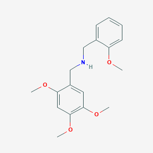 molecular formula C18H23NO4 B444888 o-Anisyl-(2,4,5-trimethoxybenzyl)amine 