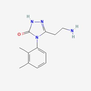 5-(2-aminoethyl)-4-(2,3-dimethylphenyl)-2,4-dihydro-3H-1,2,4-triazol-3-one