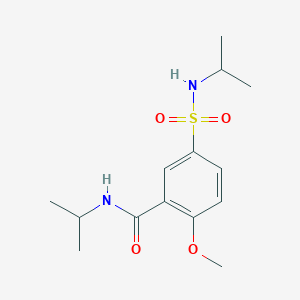 N-isopropyl-5-[(isopropylamino)sulfonyl]-2-methoxybenzamide