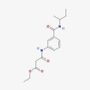 ethyl 3-({3-[(sec-butylamino)carbonyl]phenyl}amino)-3-oxopropanoate