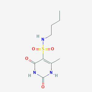 N-butyl-6-methyl-2,4-dioxo-1,2,3,4-tetrahydro-5-pyrimidinesulfonamide