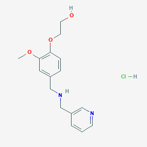 2-(2-methoxy-4-{[(3-pyridinylmethyl)amino]methyl}phenoxy)ethanol hydrochloride