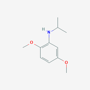 molecular formula C11H17NO2 B444914 N-isopropyl-2,5-dimethoxyaniline CAS No. 590407-58-2