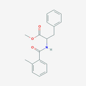 molecular formula C18H19NO3 B4449169 methyl N-(2-methylbenzoyl)phenylalaninate 