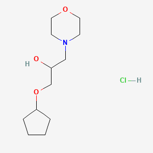 1-(cyclopentyloxy)-3-(4-morpholinyl)-2-propanol hydrochloride