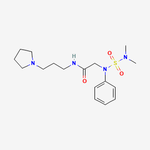 N~2~-[(dimethylamino)sulfonyl]-N~2~-phenyl-N~1~-[3-(1-pyrrolidinyl)propyl]glycinamide