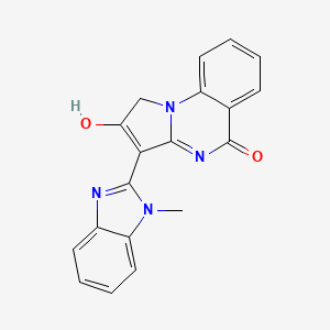 5-hydroxy-3-(1-methyl-1H-benzimidazol-2-yl)pyrrolo[1,2-a]quinazolin-2(1H)-one