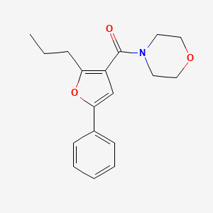 4-(5-phenyl-2-propyl-3-furoyl)morpholine