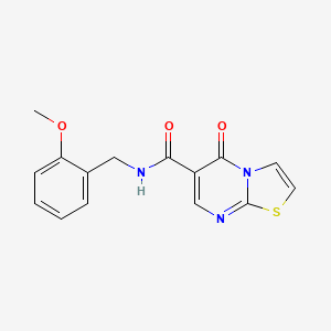 N-(2-methoxybenzyl)-5-oxo-5H-[1,3]thiazolo[3,2-a]pyrimidine-6-carboxamide