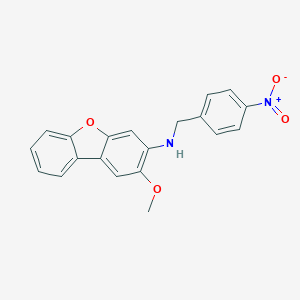molecular formula C20H16N2O4 B444936 2-methoxy-N-(4-nitrobenzyl)dibenzo[b,d]furan-3-amine 