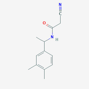 2-cyano-N-[1-(3,4-dimethylphenyl)ethyl]acetamide