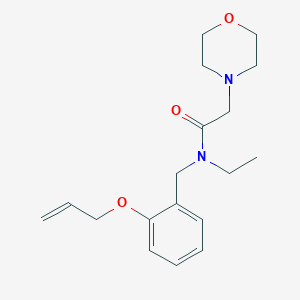 N-[2-(allyloxy)benzyl]-N-ethyl-2-morpholin-4-ylacetamide