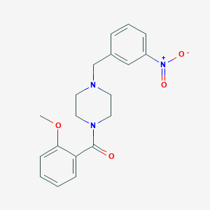 1-{3-Nitrobenzyl}-4-(2-methoxybenzoyl)piperazine