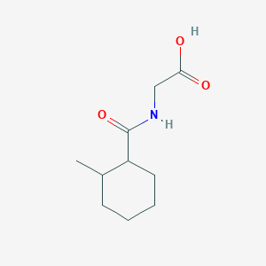 2-[(2-Methylcyclohexanecarbonyl)amino]acetic acid