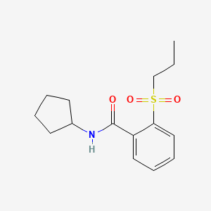 N-cyclopentyl-2-(propylsulfonyl)benzamide