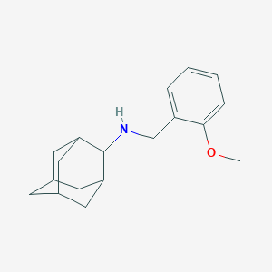 molecular formula C18H25NO B444959 N-(2-methoxybenzyl)-2-adamantanamine 