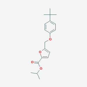Isopropyl 5-[(4-tert-butylphenoxy)methyl]-2-furoate
