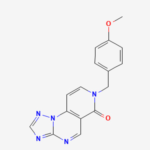 7-(4-methoxybenzyl)pyrido[3,4-e][1,2,4]triazolo[1,5-a]pyrimidin-6(7H)-one