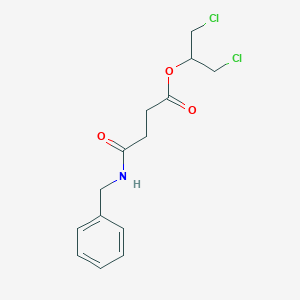 molecular formula C14H17Cl2NO3 B444973 1,3-Dichloropropan-2-yl 4-(benzylamino)-4-oxobutanoate 