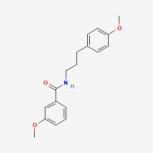 3-methoxy-N-[3-(4-methoxyphenyl)propyl]benzamide