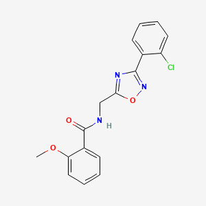 N-{[3-(2-chlorophenyl)-1,2,4-oxadiazol-5-yl]methyl}-2-methoxybenzamide