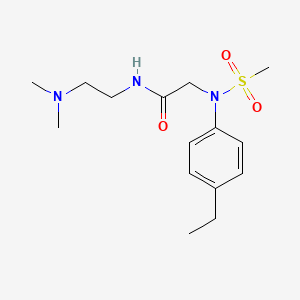 N~1~-[2-(dimethylamino)ethyl]-N~2~-(4-ethylphenyl)-N~2~-(methylsulfonyl)glycinamide