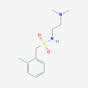 N-[2-(dimethylamino)ethyl]-1-(2-methylphenyl)methanesulfonamide