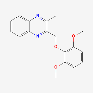 2-[(2,6-dimethoxyphenoxy)methyl]-3-methylquinoxaline