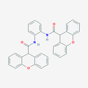 N-{2-[(9H-xanthen-9-ylcarbonyl)amino]phenyl}-9H-xanthene-9-carboxamide